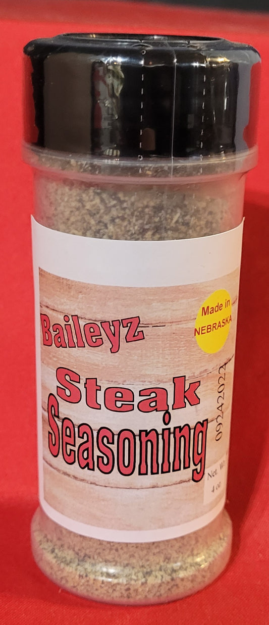 Baileyz Steak Seasoning 4oz