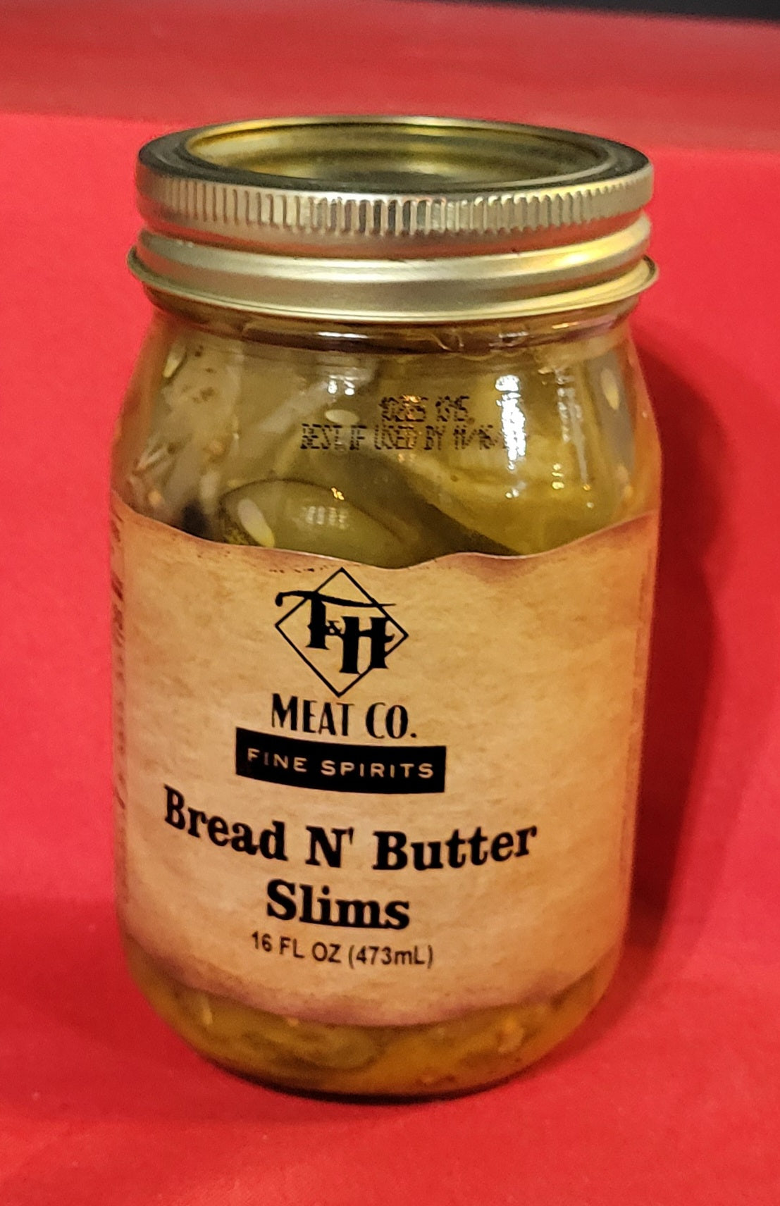 T & H Labeled Bread & Butter Slims - 16oz