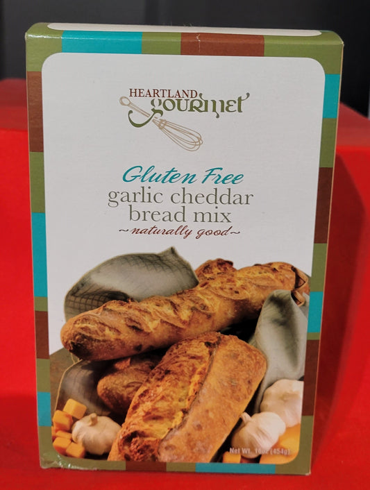 Heartland Gourmet Garlic Cheddar Bread Mix (Gluten Free)