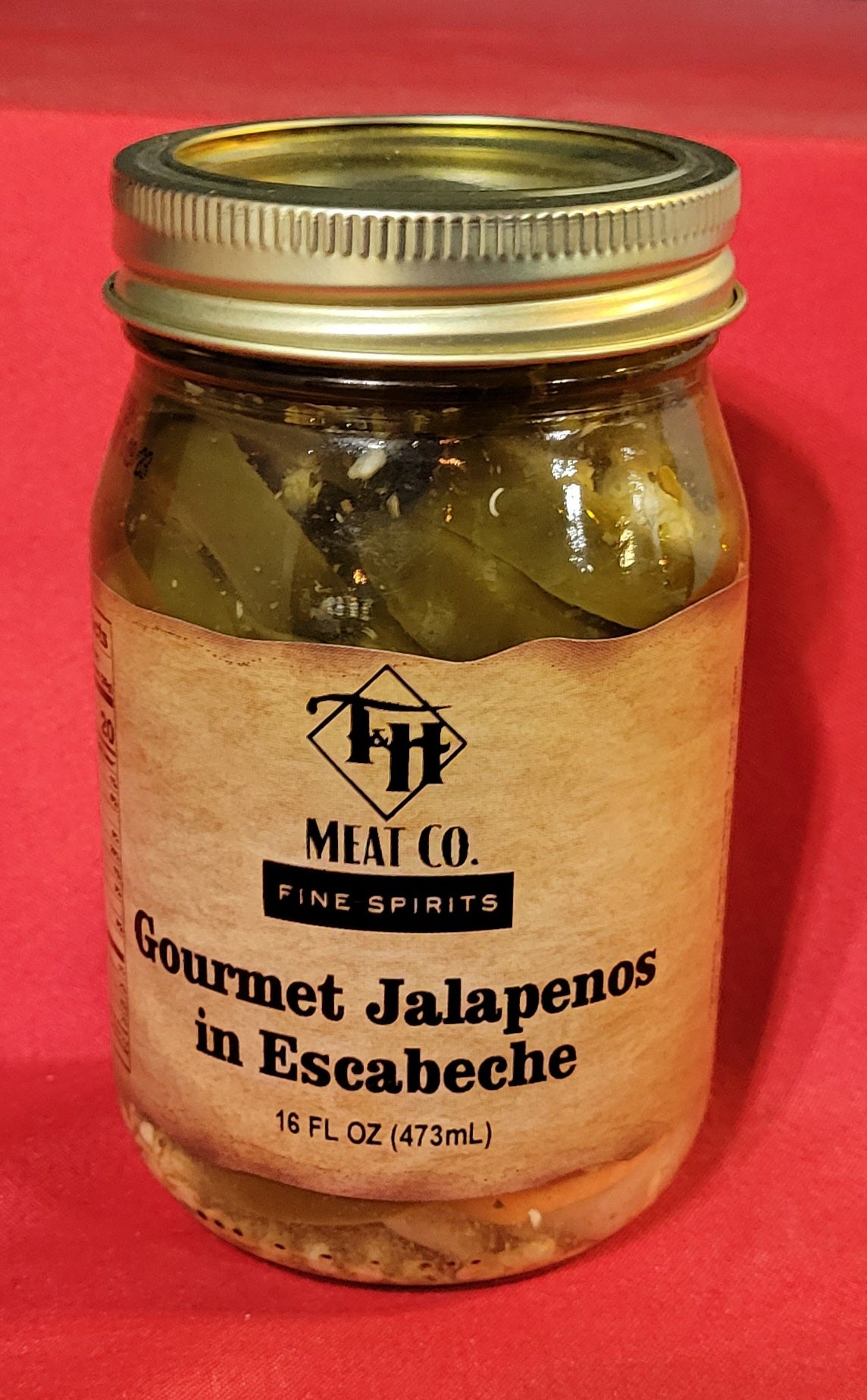 T & H Labeled Gourmet Jalapenos in Escabeche - 16oz