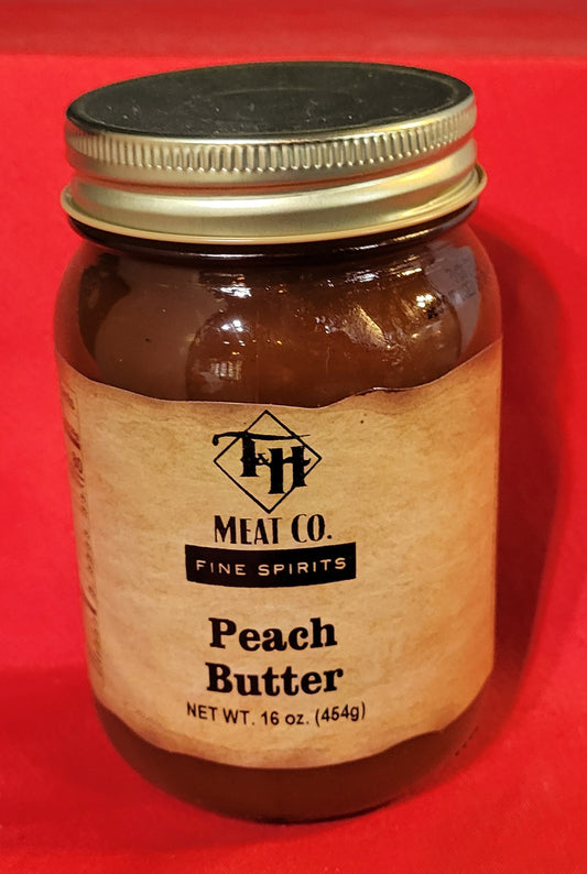 T & H Labeled Peach Butter - 16oz