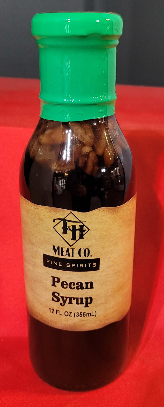 T & H Labeled Pecan Syrup - 12oz