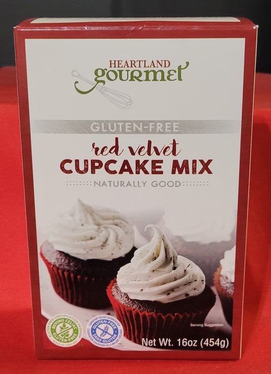 Heartland Gourmet Red Velvet Cupcake Mix - Gluten Free