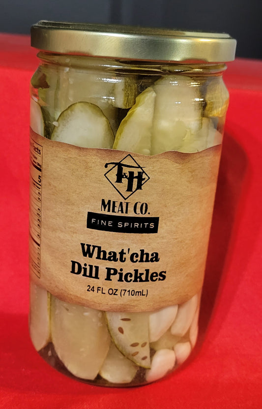 T & H Labeled What'cha Dill Pickles - 24oz